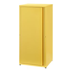 Armário metálico burlöv aço 88 x 40 x 35 cm amarelo [en.casa]