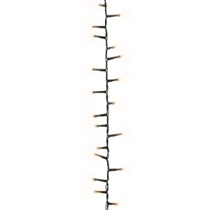 Cordão de luzes compacto 2000 luzes LED 45 m PVC branco quente