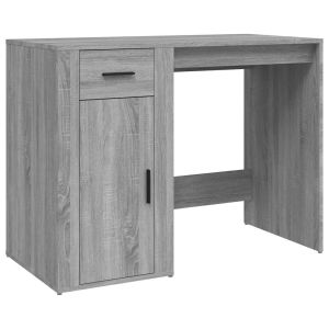Secretária 100x49x75 cm derivados de madeira cinzento sonoma