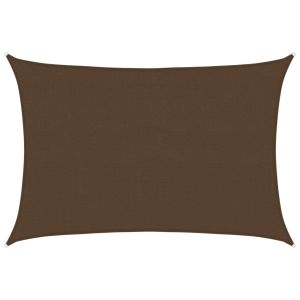 Para-sol estilo vela 160 g/m² 4x5 m pead preto