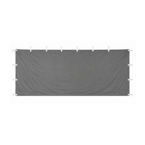 Parede lateral 4,5x2m tenda dobrável gazebo - lona impermeável - cinza