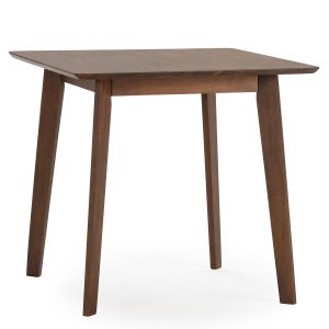 Mesa de jantar pomago 80x80 cm cor nogueira