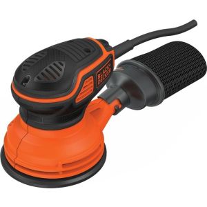 Lixadeira excêntrica com fio 240 w ø 125 mm - black+decker - ka199-s