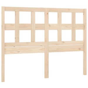 vidaXL cabecero de cama madera maciza de pino 125,5x4x100 cm