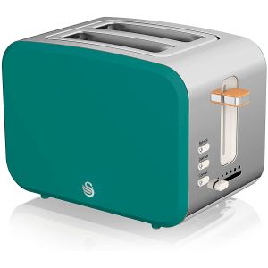 Torradeira de pão, 2 fatias de pão, 6 níveis  swan st14610greneu verde 900w