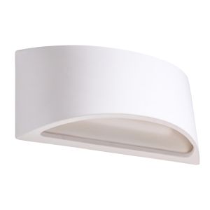 Lámpara de pared vixen 1 blanco cerámica 31.5x14x9.5cm