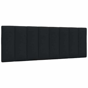 Almofadão de cabeceira 140 cm tecido preto ptob4783