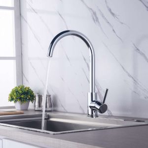 Torneira misturador de cozinha sky bath cromo inox s304