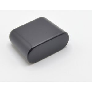 Puxador de móvel zamac 34x14 mm preto mate