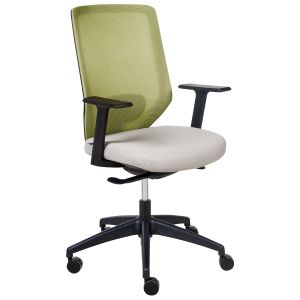 Cadeira de escritório virtuoso verde claro