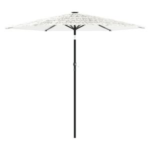 Parasol de jardim - helloshop26 - 223x223x213 cm - quadrado - poliéster ant