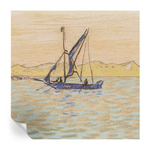 Papel de parede autocolante mar de paz 250x250 tulup