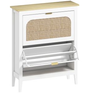 Sapateira 80x24x95,5 cm color blanco Homcom