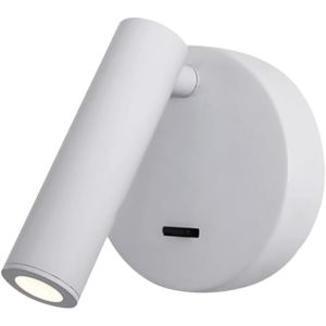 Luminária de parede giratório 3 w 3000 k branco