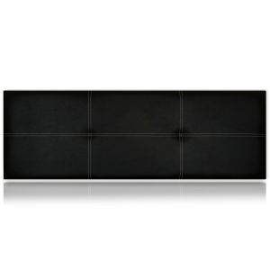 Cabeceros poseidón tapizado polipiel negro 130x50 de sonnomattress