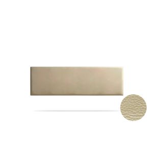 Cabeceira estofada nova pele sintética 115x50x5 cm - moonia