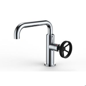 Misturador para lavatório estilo industrial cromado thermador - vat15c