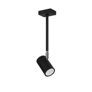 Lámpara de techo norano 1 negro acero 10x33x6cm