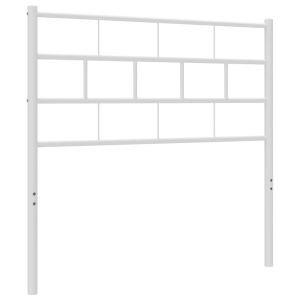 vidaXL cabecero de metal blanco 75 cm