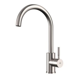 Misturador de cozinha monocomando round inox