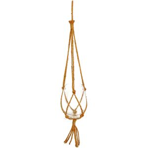 Corda suspensa l 85 cm, copo de vidro