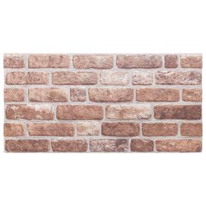 Painéis de parede 3d 10 pcs 100x50 cm eps castanho