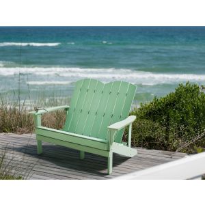 Banco de jardim adirondack 125 cm verde claro