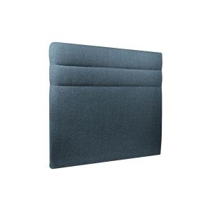 Cabeceira 200 cm lignes - tecido bouclette azul - azul