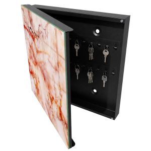 Caixa para chaves de vidro 30x30x5, abertura à esquerda tulup