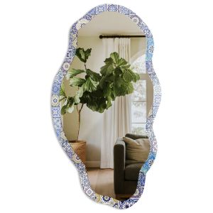 Espelho de design moderno 52x97-45x90 mediterrâneo tulup