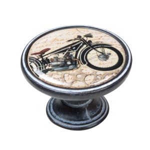 Puxador de óxido em picleto moto 3 37mm, lote de 12