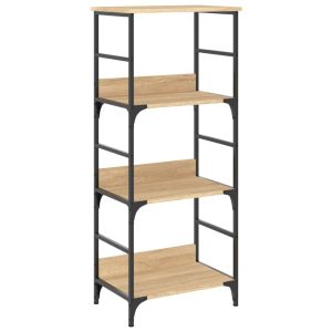 vidaXL estantería de madera ingeniería roble sonoma 50x33x117,5 cm