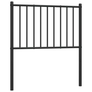 vidaXL cabecero de metal negro 80 cm