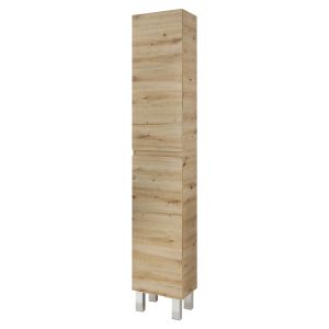 Coluna de arrumação autónoma lila - 30 cm - acabamento: madeira - 2 portas