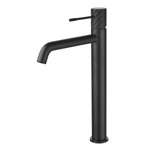 Misturador de lavatório alto bless preto mate [ imex® ]