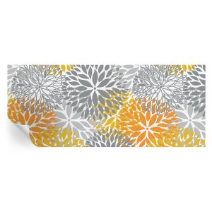 Papel de parede vinílico energia das flores 250x104 tulup