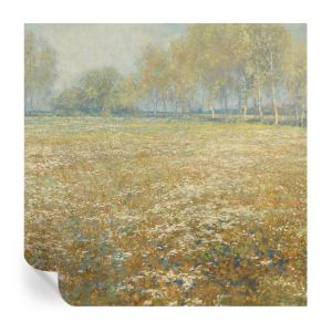 Papel de parede adesivo campo florido 250x250 tulup