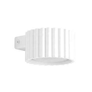 Apliques aura 1 branco alumínio 10x6x12cm
