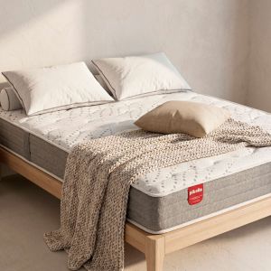 Colchão 90x190cm pikolin iliria enrolado espuma hr+visco 24cm