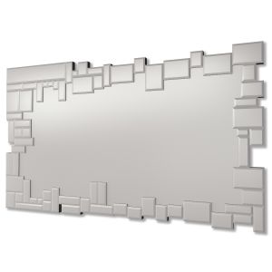 Dekoarte - espelhos decorativos irregular prata|120x70cm