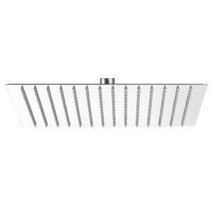 Chuveiro - inox - quadrado 30x30 cm - cromado - anti-cálcio - ajuste 360°