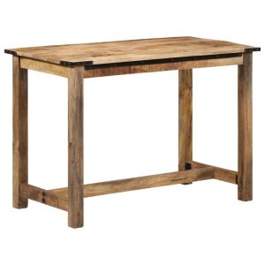 Mesa de jantar 110x55x75 cm madeira de mangueira maciça wf268964