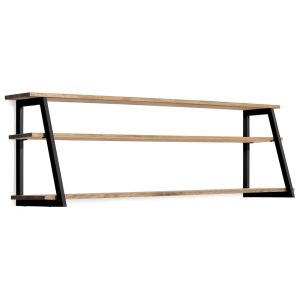 Estante ascendente 140x35x47 preto