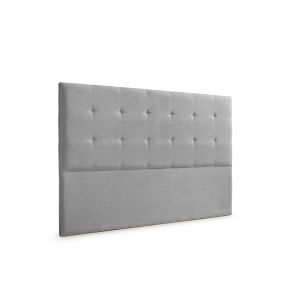 Cabeceira estofada astoria aqualine 210x120x8 cm - cinzento claro - moonia