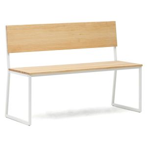 Banco oxford con encosto 104x44x86 bl-na