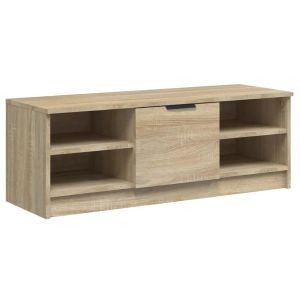 Móvel para tv - helloshop26 - 102 x 35,5 x 36,5 cm - carvalho sonoma - espa