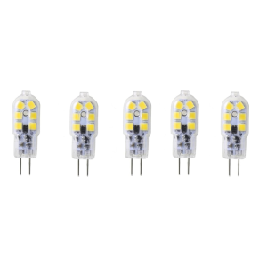 Pack x5 lâmpada LED g4 2,5w branco neutro 4000ºk regulável