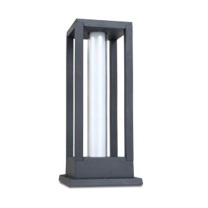 Candeeiro de exterior LED fuero antracite com luz neutra ip54 wonderlamp