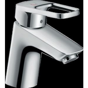Misturador de lavatório hansgrohe logis loop eco ch3 coolstart, com alavanc