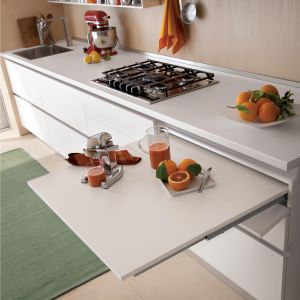 Emuca corrediças para mesa extensível coktail reverse h35, alumínio, aço